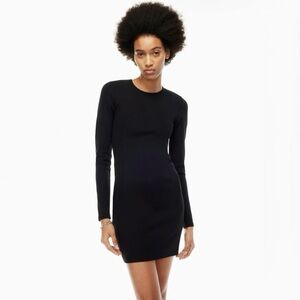 Aritzia Wilfred Black Long Sleeve Mini Dress Size Medium